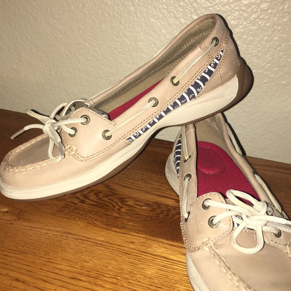 Sperry Anchor Pattern Boat Shoes
